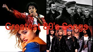 Top 120 Greatest Songs Of The 1980s [upl. by Enimzaj]