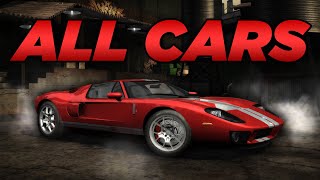 NFS Most Wanted 05  All Cars Bonus Cars 1080p60 [upl. by Mazur550]