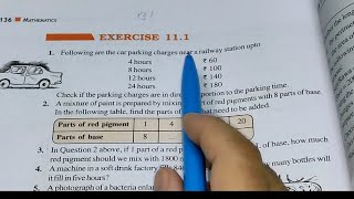 Ex111 Chapter  11 Direct and Inverse Proportion  Class 8th Maths New Edition [upl. by Zampardi30]