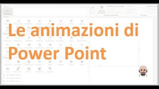 Le animazioni di Power Point [upl. by Orfurd762]