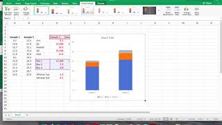 Box and Whisker Plot Using Excel 2016 [upl. by Backler284]