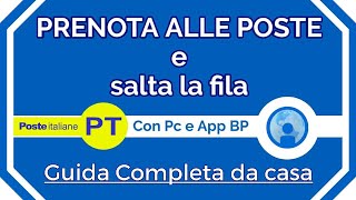 COME PRENOTARE ALLE POSTE  Ticket per saltare la fila [upl. by Jonna514]