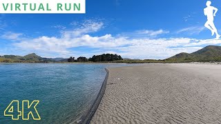 Virtual Run Beach  Virtual Running Videos  40 Minutes 4K UHD 60  GoPro Hero 9 Black [upl. by Maurer]