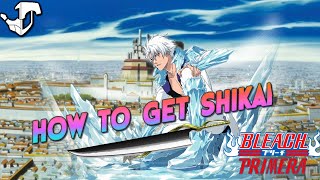 How to get shikai Bleach Primera [upl. by Bartolome]