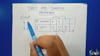 Direct and Inverse proportion ll Introduction ll Class 8 ll Chapter 13 [upl. by Arakahs]