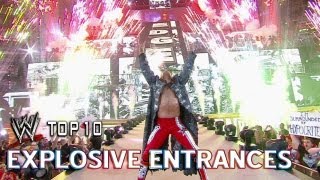 Explosive Entrances  WWE Top 10  July 4th Edition [upl. by Bloom]