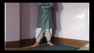 How to Wear a Dhoti The neat and comfortable way [upl. by Laflam]