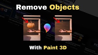 How to remove object from pictures in paint 3D [upl. by Namreh799]