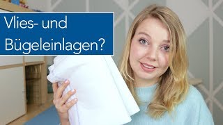 Vlieseinlagen Bügeleinlagen und co  Nastjas Nähtipps [upl. by Serdna]