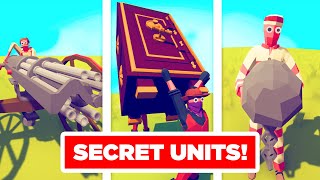 How To Unlock SECRET UNITS in Totally Accurate Battle Simulator Bank Robbers Ball N Chain Gatling [upl. by Eimmas400]