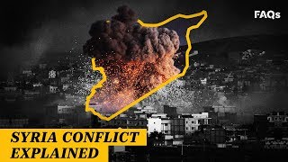 The Syria conflict explained  Just The FAQs [upl. by Ahtel91]