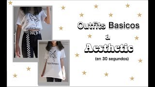 OUTFITS AESTHETIC CON ROPA BASICA [upl. by Christabelle731]