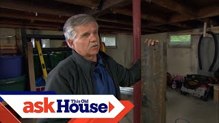 How to Repair a Damaged Carrying Beam  Ask This Old House [upl. by Bourque123]