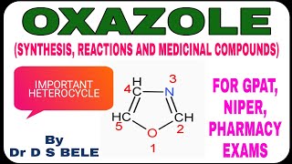 OXAZOLE SYNTHESIS REACTIONS AND MEDICINAL COMPOUNDS [upl. by Anazus]