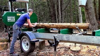 Woodland Mills Sawmill amp Trailer HM126 Woodlander XL [upl. by Koenig]