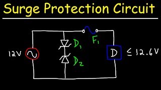 High Voltage Surge Protection Transient Suppressor Circuit Using Zener Diodes amp Fuses [upl. by O'Hara]