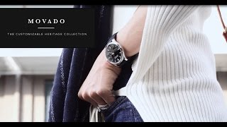 Movado x Chriselle Lim for The Movado Customizable Heritage Series [upl. by Ellett]