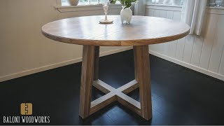 Making a ROUND DINING TABLE [upl. by Penrose]