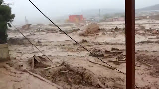 Más impactante registro del aluvión en El Salado III Región Chile 25 de marzo de 2015 [upl. by Adieno224]