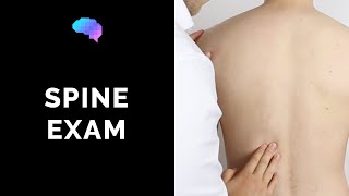 Spine Examination  OSCE Guide  UKMLA  CPSA  PLAB 2 [upl. by Endys]