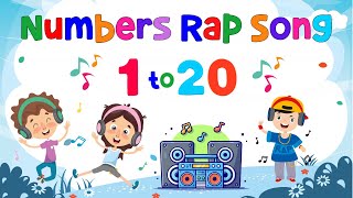 Numbers Rap Song 120  Learn To Count  ESL Kids  4K [upl. by Tychonn374]