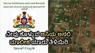 ಕರ್ನಾಟಕದ ಯಾವುದೇ ಜಾಗದ ಸರ್ವ್ ನಂಬರ್ ಪಡೆಯಿರಿ  Survey and land records in Dishaank App Kannada video [upl. by Tavie284]