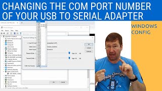 How to Change the COM Port Number of Your USB to Serial Adapter [upl. by Mortensen352]