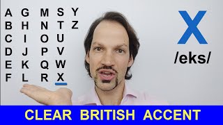 How To Pronounce The English Alphabet BRITISH PRONUNCIATION [upl. by Ahcsropal660]