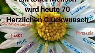 Glückwünsche zum 70 Geburtstag [upl. by Ecienal160]