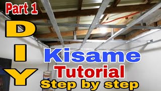 Paano MagKisame  DIY na Kisame  Ceiling Installation  How to Install Metal Frame Ceiling  Kisame [upl. by Ecaidnac]