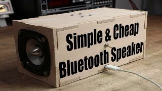 Make your own Simple amp Cheap Portable Bluetooth Speaker [upl. by Ahsiekyt456]