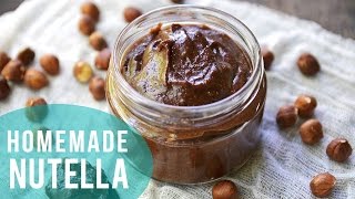 How to Make Nutella  3 INGREDIENTS ONLY [upl. by Sidoney]