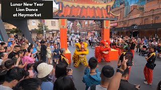 Haymarket Lion Dance  4K 60FPS [upl. by Lisabet574]