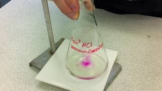 Titration using phenolphthalein [upl. by Malka]