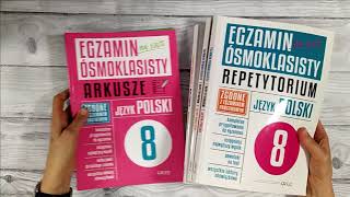 Egzamin ósmoklasisty  Repetytoria  arkusze zdaj na 100 [upl. by Atsyrk]