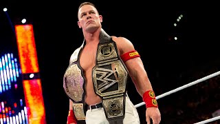 John Cenas 16 World Championship victories WWE Milestones [upl. by Eitak862]