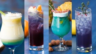 How To Make Blue Curaçao 4 ways • Tasty Recipes [upl. by Sinoda]