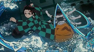 Tanjiro  Water Breathing Skill  Kimetsu no Yaiba [upl. by Lemhar]