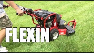 Troy Bilt Flex Mower and Blower Review [upl. by Ellecrad623]