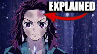 Why does Tanjiro have a scar  Demon slayer explained [upl. by Yrellam]