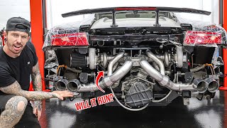 FITTING TWIN TURBOS TO MY LAMBORGHINI [upl. by Eimmac]