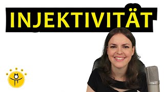 INJEKTIVITÄT beweisen – Gegenbeispiel finden INJEKTIVE Abbildung prüfen Beispiele [upl. by Ima]