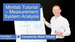 Minitab Tutorial  Measurement System Analysis [upl. by Ylelhsa]