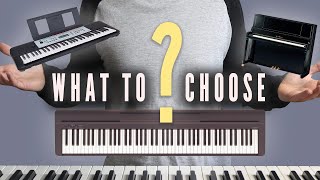 How To Choose A Beginner Digital PianoKeyboard [upl. by Ennirroc]