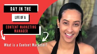 Day in the Life of a Content Marketing Manager [upl. by Airekat907]