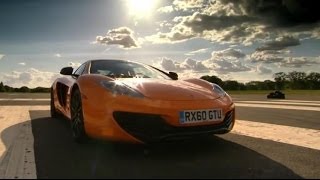 McLaren MP412C vs Ferrari 458  Top Gear [upl. by Pammi]