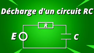 Etude de la décharge dun condensateur  circuit RC  partie 2 [upl. by Howlyn]