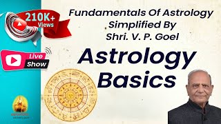 Fundamentals of Astrology Simplified By Shri V P Goel  Astrology Basics [upl. by Servais]