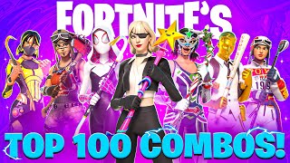 100 TRYHARD Skin Combos In Fortnite [upl. by Medrek891]