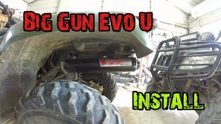 Big Gun Evo U Install on Honda Rancher [upl. by Antonie17]